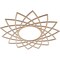 Ekena Millwork Eleanor Wood Fretwork Pierced Ceiling Medallion, Alder, 26"OD x 10"ID x 3/8"T CMWP26X26X0375EAAL - alternate 4